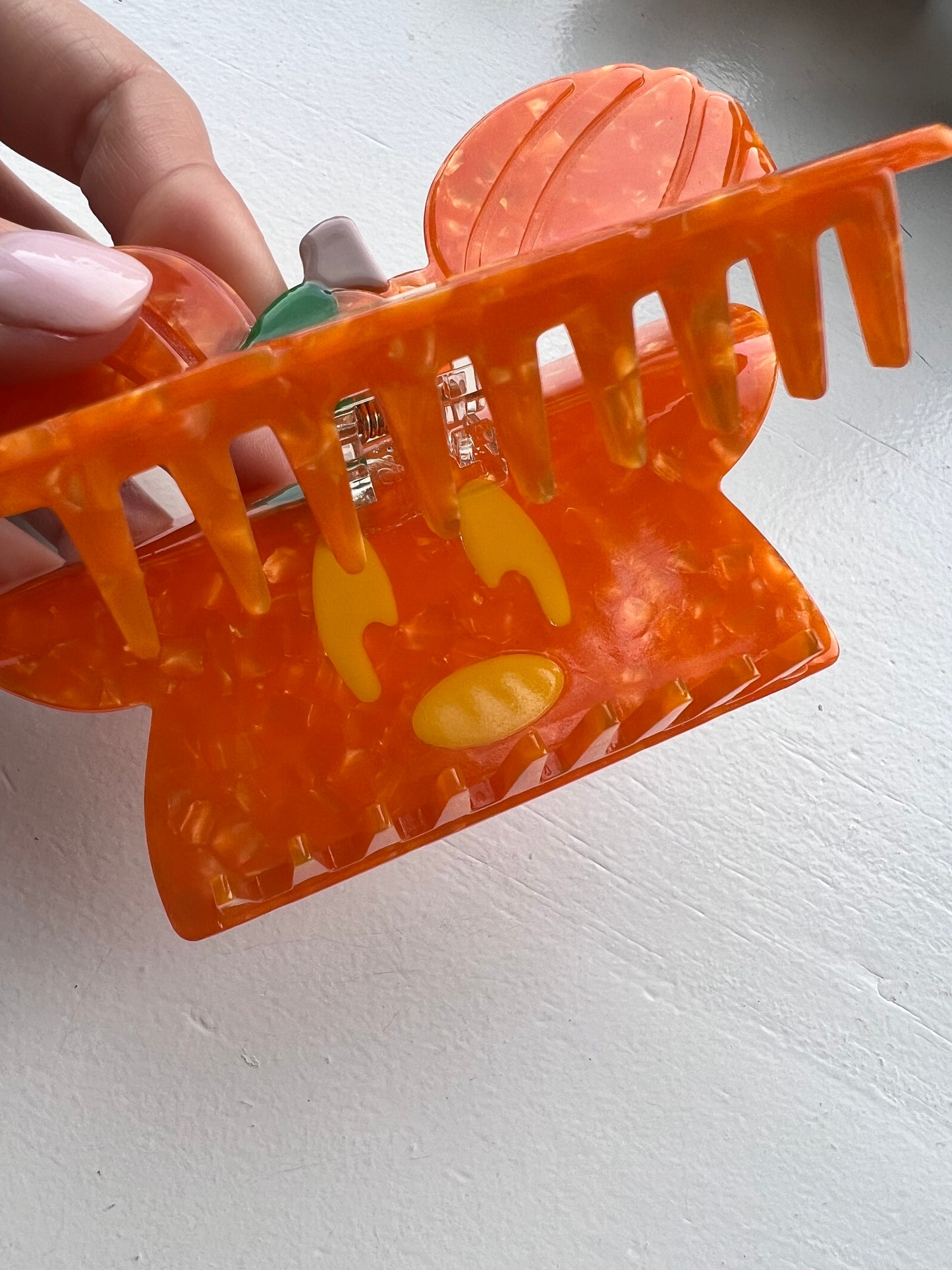 Mickey Pumpkin Claw clip