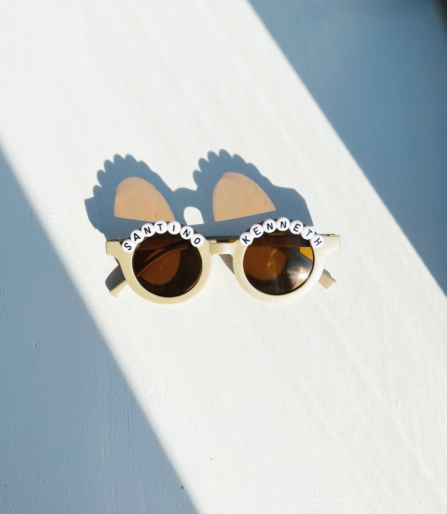 Personalized Round frame sunglasses