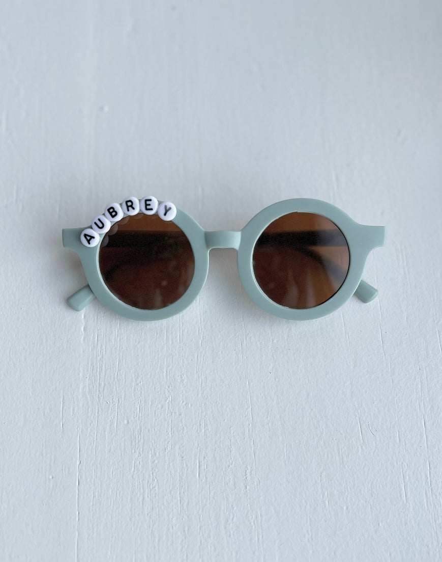 Personalized Round frame sunglasses