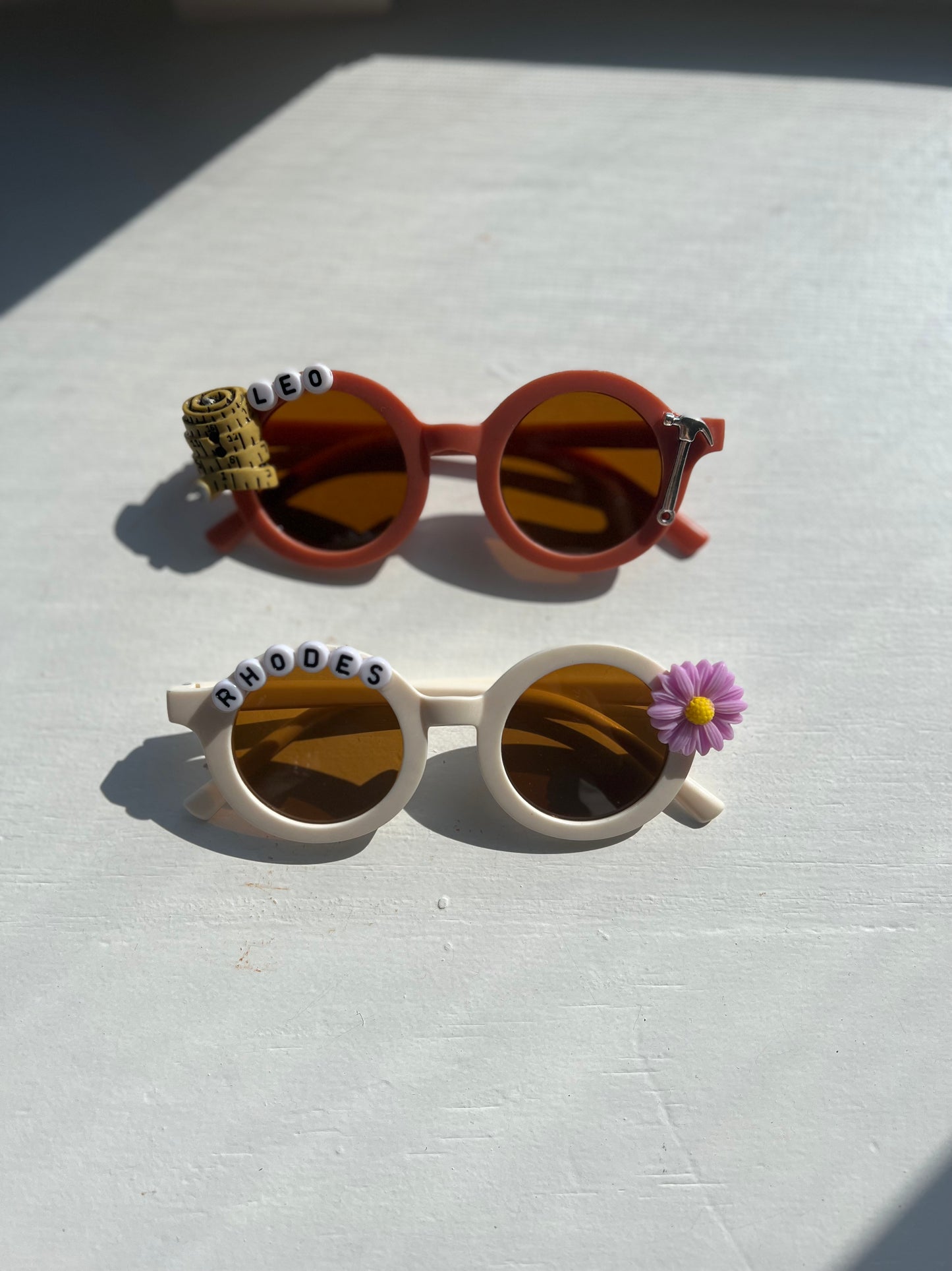 Personalized Round frame sunglasses