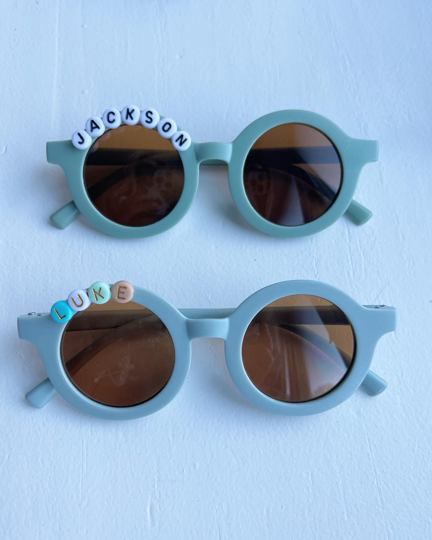 Personalized Round frame sunglasses